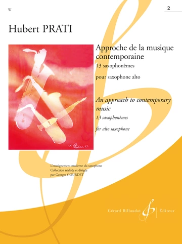 Approche de la musique contemporaine : 13 saxophonèmes. volume 2 Visuel